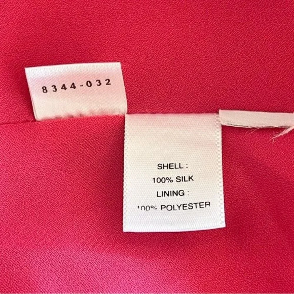 Ann Taylor Pink Vintage Y2K Dress Polka Dot Bow 10